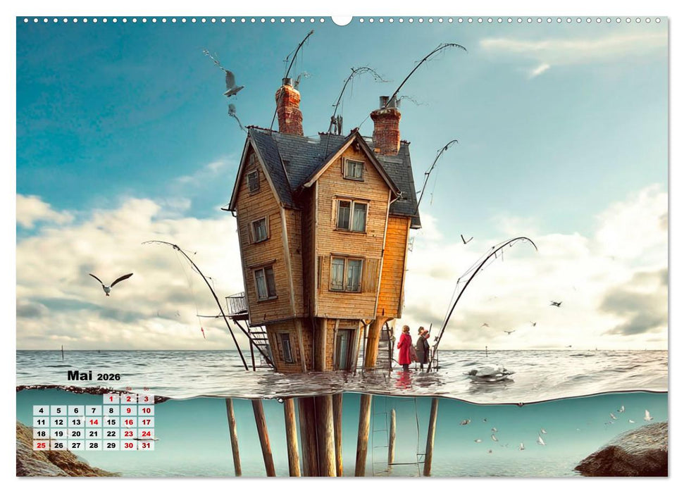 Ein Zuhause ist kein Winkelmaß, sondern ein Gefühl (CALVENDO Wandkalender 2026)