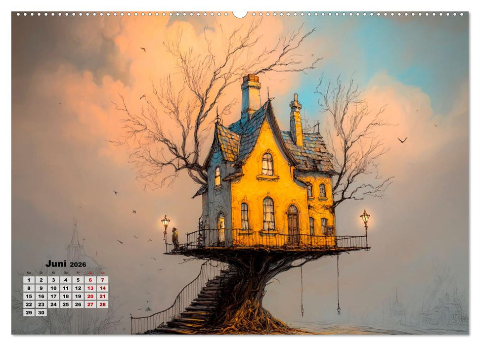 Ein Zuhause ist kein Winkelmaß, sondern ein Gefühl (CALVENDO Wandkalender 2026)