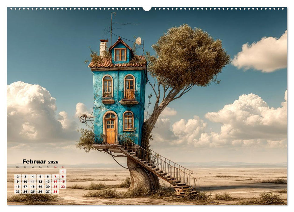 Ein Zuhause ist kein Winkelmaß, sondern ein Gefühl (CALVENDO Premium Wandkalender 2026)