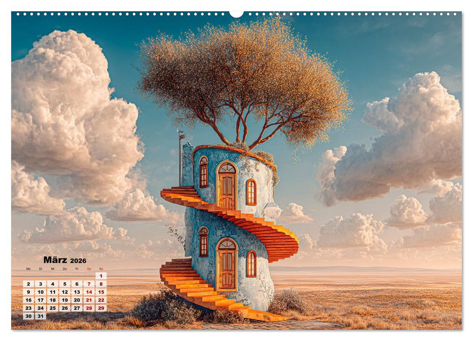 Ein Zuhause ist kein Winkelmaß, sondern ein Gefühl (CALVENDO Premium Wandkalender 2026)