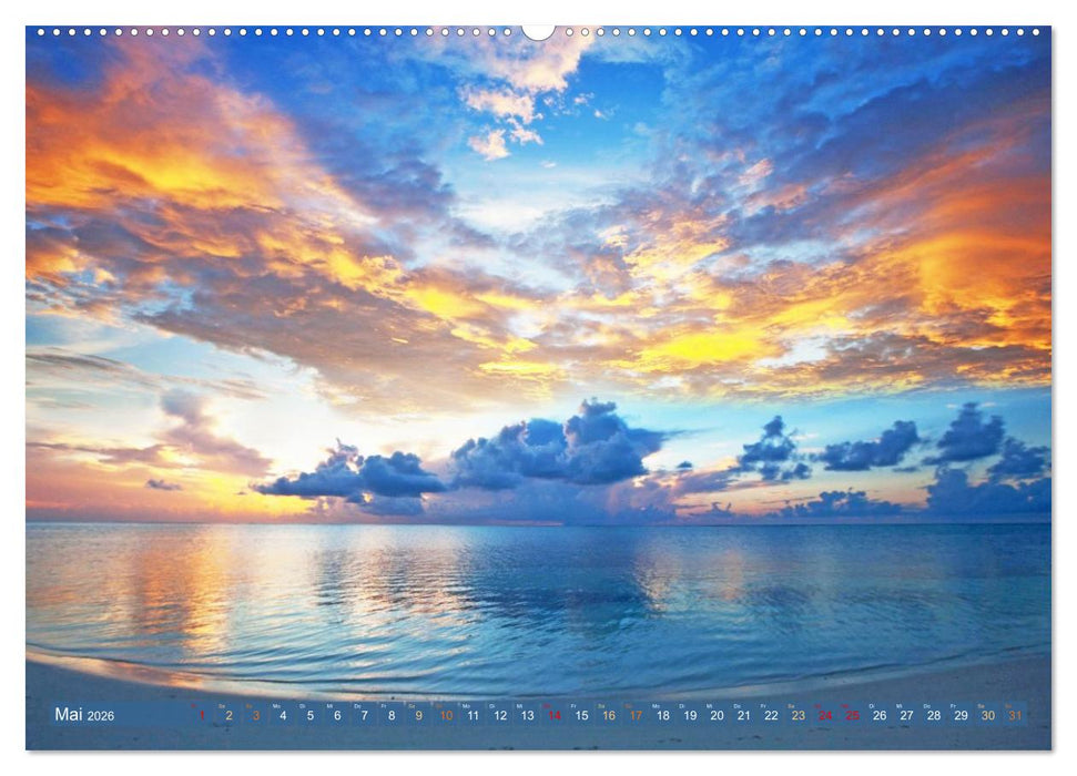 Die Malediven: Fluchtpunkt Sehnsucht (CALVENDO Wandkalender 2026)