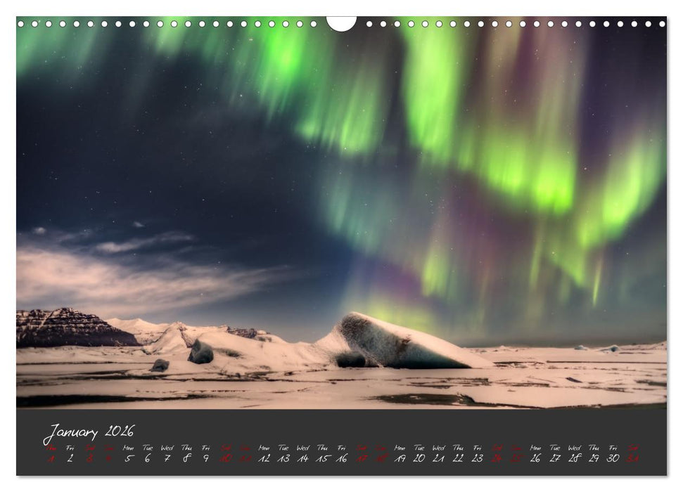 Amazing Iceland (CALVENDO Monthly Calendar 2026)