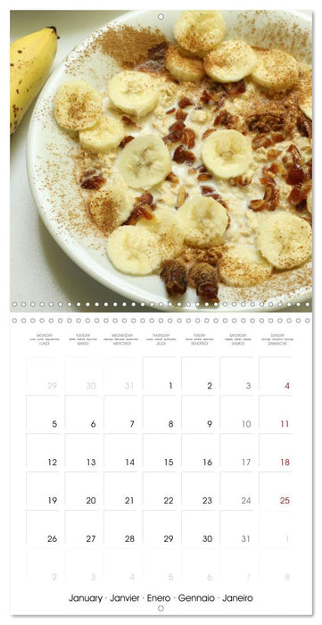 SWEET OATMEAL (CALVENDO Monthly Calendar 2026)