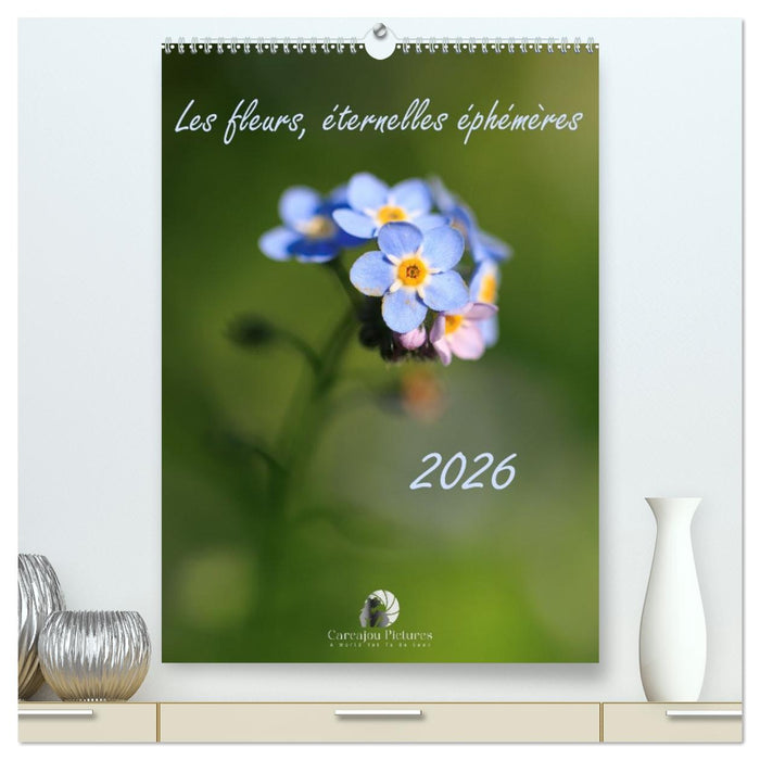 Les fleurs, éternelles éphemères (CALVENDO Calendrier supérieur 2026)