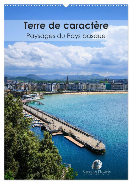 Terre de caractère - Paysages du Pays basque (CALVENDO Calendrier mensuel 2026)