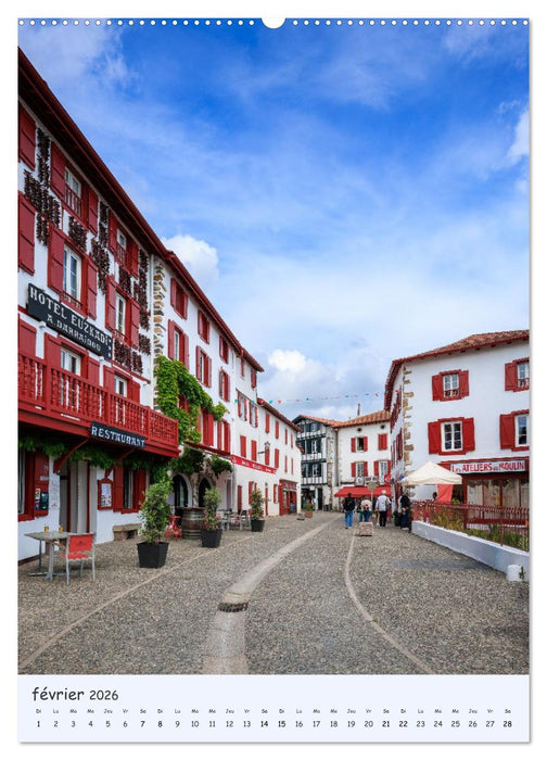 Terre de caractère - Paysages du Pays basque (CALVENDO Calendrier mensuel 2026)