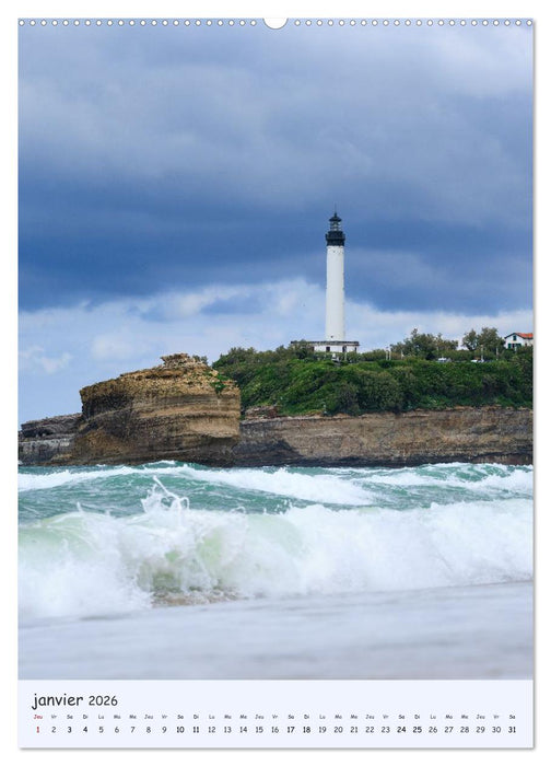 Terre de caractère - Paysages du Pays basque (CALVENDO Calendrier supérieur 2026)