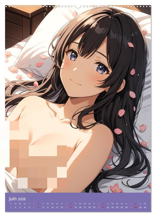 MANGA SENSUEL - Beautés japonaises dénudées et séduisantes (CALVENDO Calendrier supérieur 2026)