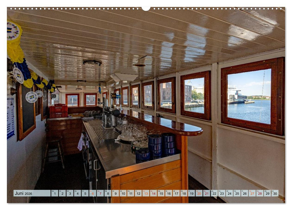 Dampfeisbrecher Stettin - Auf Besuch in der Hansestadt Wismar (CALVENDO Wandkalender 2026)