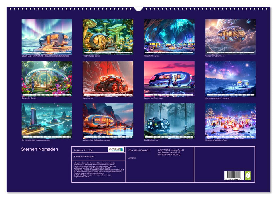 Sternen Nomaden (CALVENDO Wandkalender 2026)