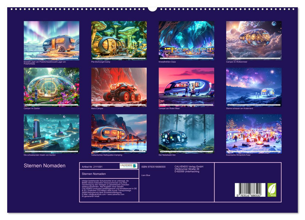 Sternen Nomaden (CALVENDO Premium Wandkalender 2026)