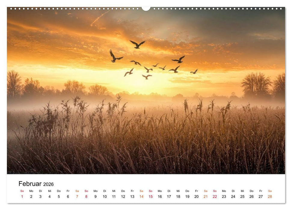 Naturzeit - Ein Jahr im Wandel (CALVENDO Wandkalender 2026)