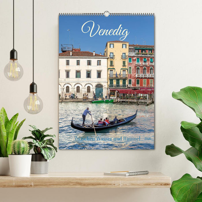 Venedig - Zwischen Wasser und Himmel (CALVENDO Wandkalender 2026)