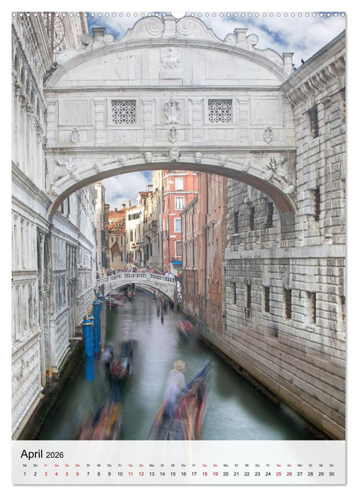 Venedig - Zwischen Wasser und Himmel (CALVENDO Premium Wandkalender 2026)