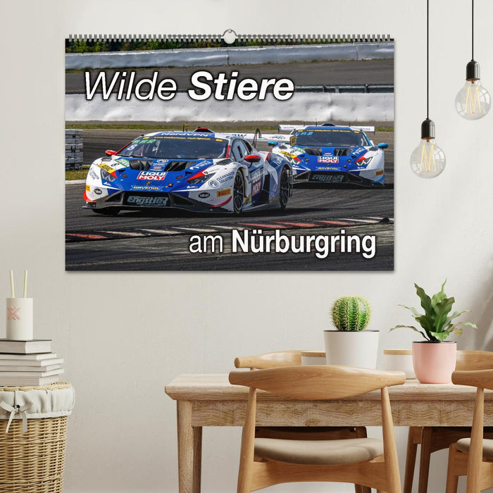 Wilde Stiere am Nürburgring (CALVENDO Wandkalender 2026)