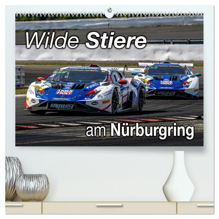 Wilde Stiere am Nürburgring (CALVENDO Premium Wandkalender 2026)