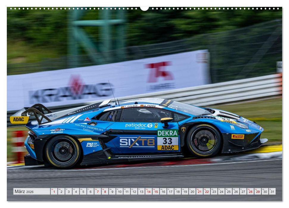 Wilde Stiere am Nürburgring (CALVENDO Premium Wandkalender 2026)