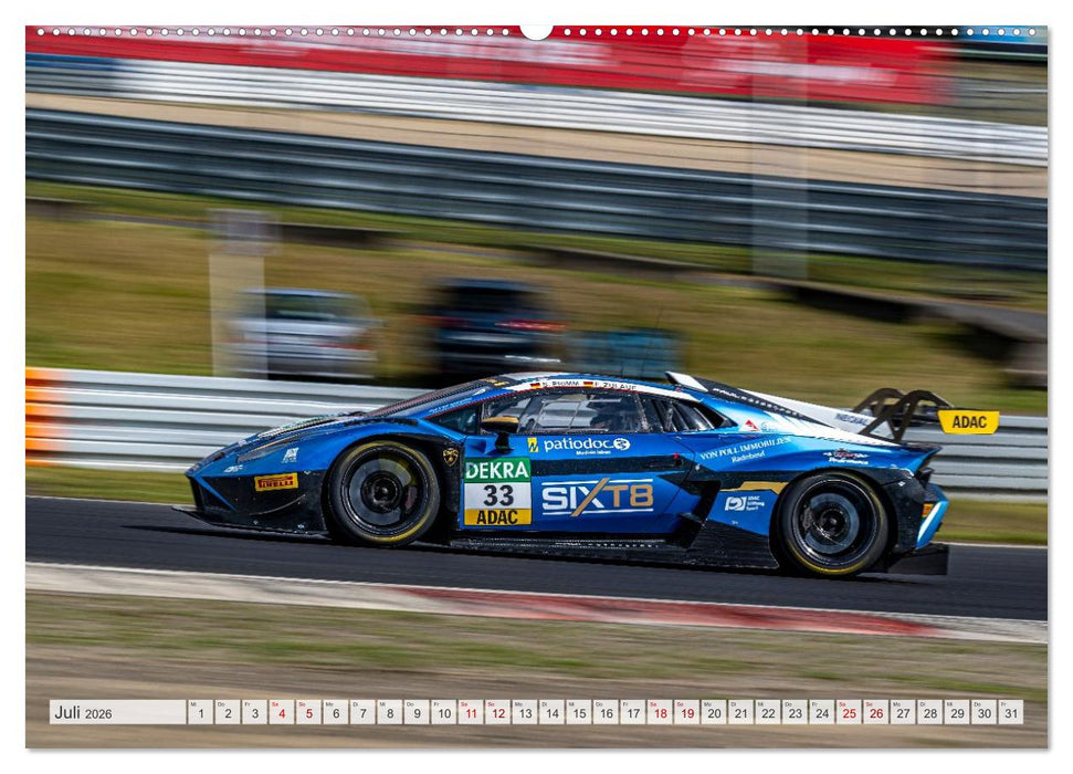 Wilde Stiere am Nürburgring (CALVENDO Premium Wandkalender 2026)