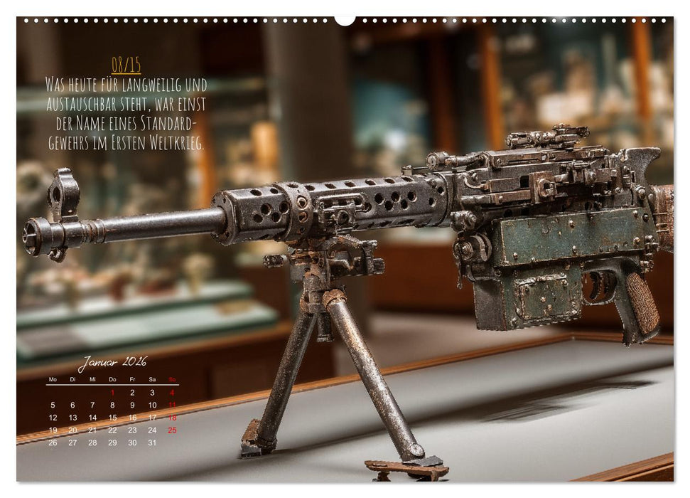 Nicht 08/15 - Deutsche Redewendungen und ihre Herkunft (CALVENDO Premium Wandkalender 2026)