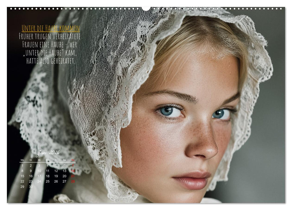 Nicht 08/15 - Deutsche Redewendungen und ihre Herkunft (CALVENDO Premium Wandkalender 2026)