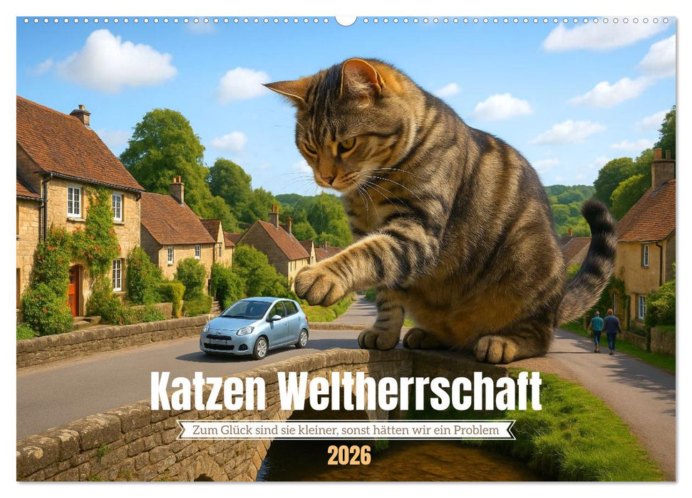Katzen Weltherrschaft (CALVENDO Wandkalender 2026)