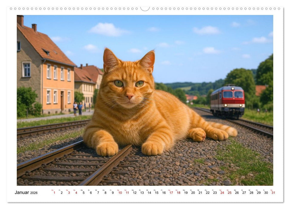 Katzen Weltherrschaft (CALVENDO Premium Wandkalender 2026)