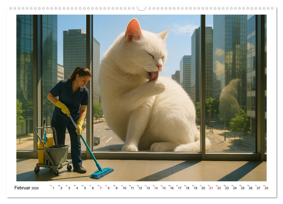 Katzen Weltherrschaft (CALVENDO Premium Wandkalender 2026)