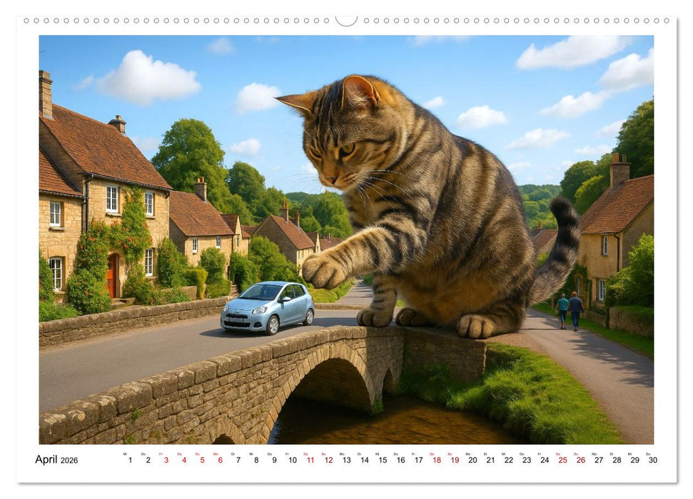 Katzen Weltherrschaft (CALVENDO Premium Wandkalender 2026)