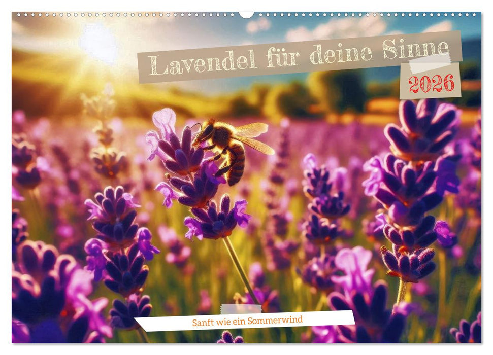Lavendel für deine Sinne (CALVENDO Wandkalender 2026)