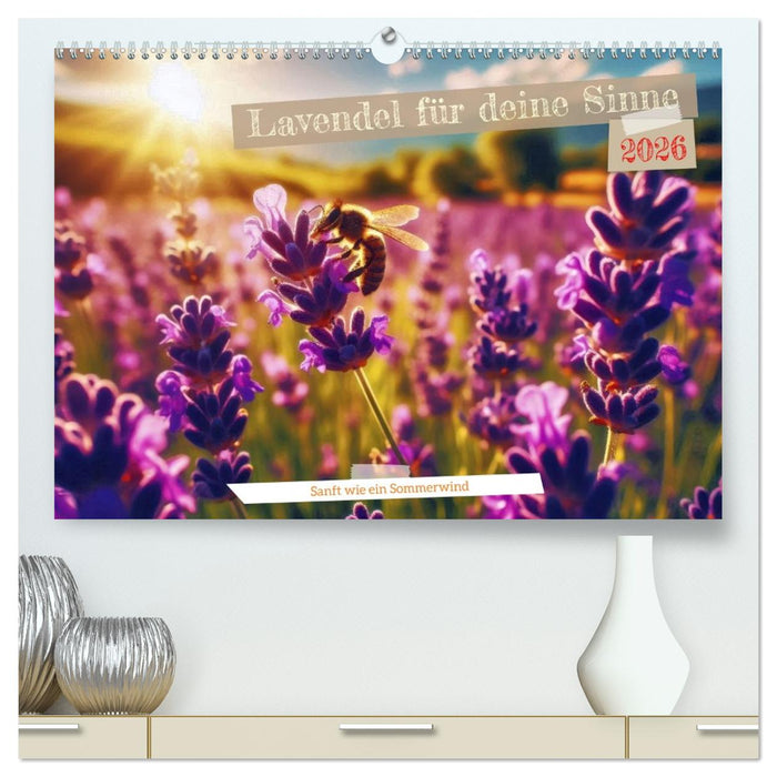 Lavendel für deine Sinne (CALVENDO Premium Wandkalender 2026)