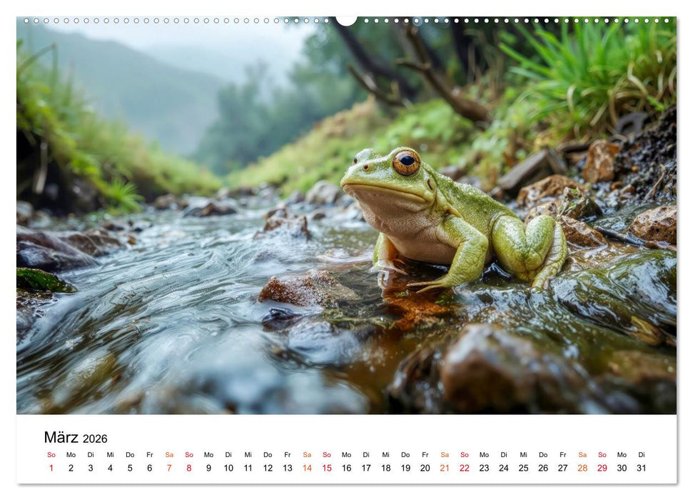 Tierische Jahreszeiten (CALVENDO Premium Wandkalender 2026)