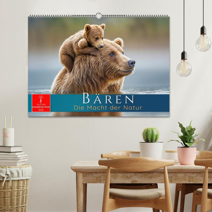 Bären - Die Macht der Natur (CALVENDO Wandkalender 2026)