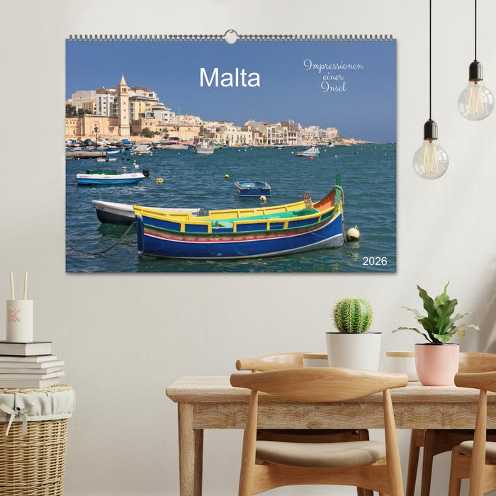 Malta. Impressionen einer Insel (CALVENDO Wandkalender 2026)
