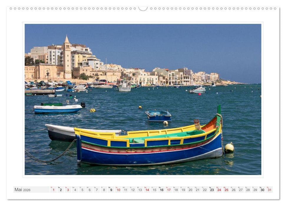 Malta. Impressionen einer Insel (CALVENDO Wandkalender 2026)