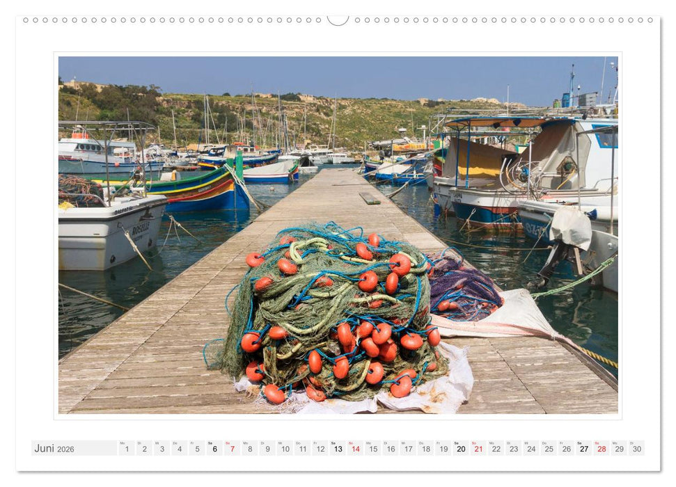 Malta. Impressionen einer Insel (CALVENDO Wandkalender 2026)