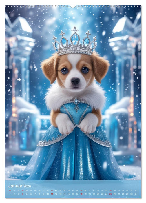 Puppy Tales - Märchen auf vier Pfoten (CALVENDO Wandkalender 2026)