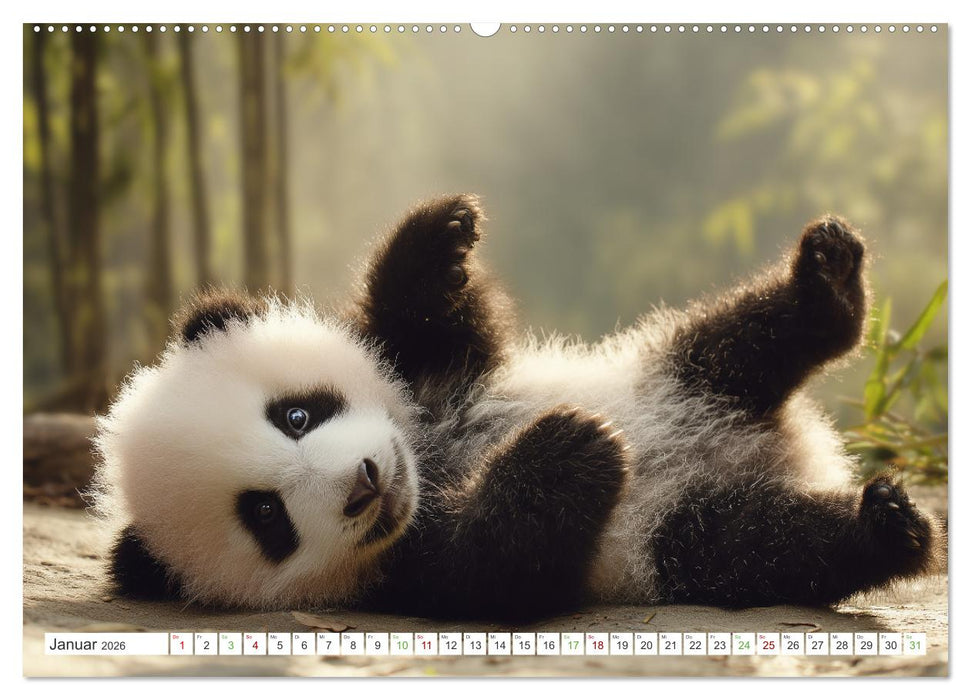 Flauschige Momente (CALVENDO Premium Wandkalender 2026)