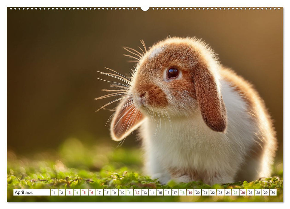 Flauschige Momente (CALVENDO Premium Wandkalender 2026)