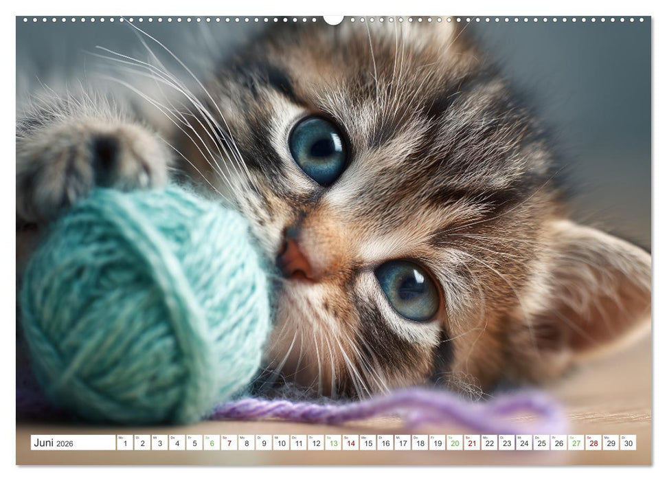 Flauschige Momente (CALVENDO Premium Wandkalender 2026)