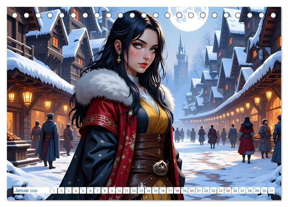 Die Isekai Chroniken (CALVENDO Wandkalender 2026)