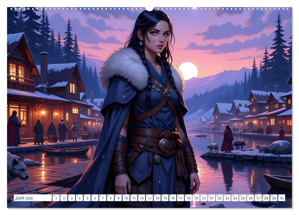 Die Isekai Chroniken (CALVENDO Premium Wandkalender 2026)