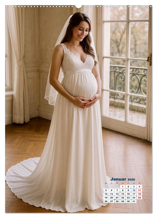 Bräute und Brautkleider (CALVENDO Wandkalender 2026)