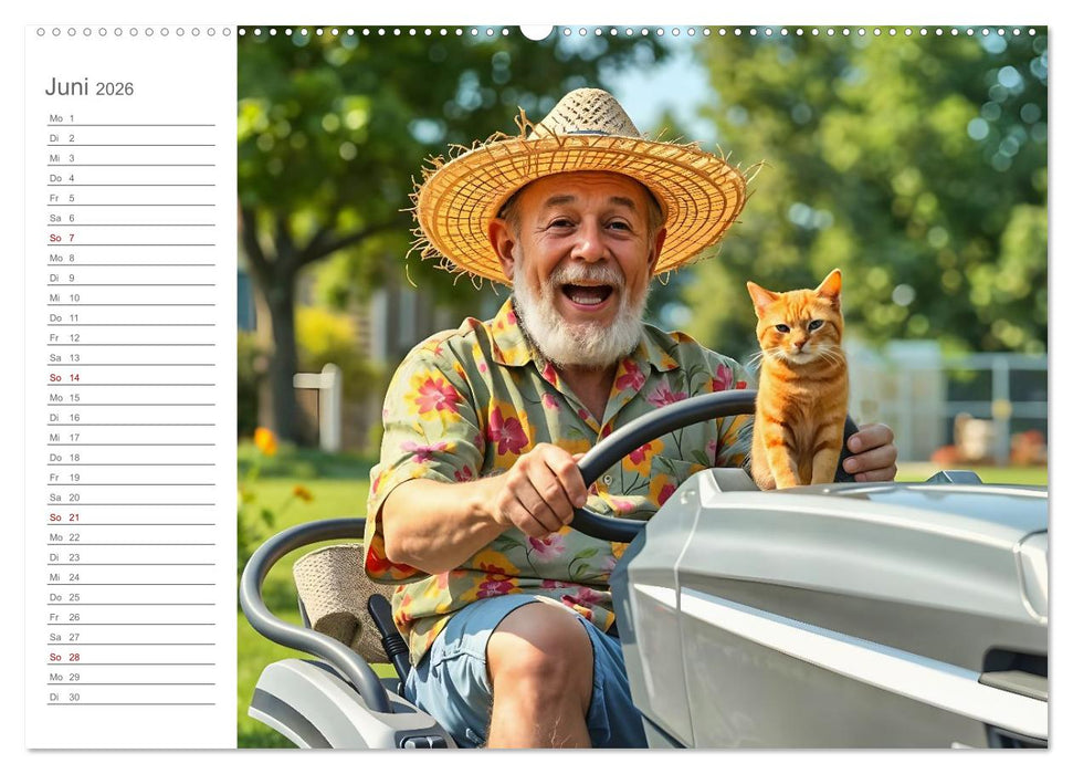 Renten-Turbo. Wenn der Ruhestand erst richtig Fahrt aufnimmt (CALVENDO Wandkalender 2026)