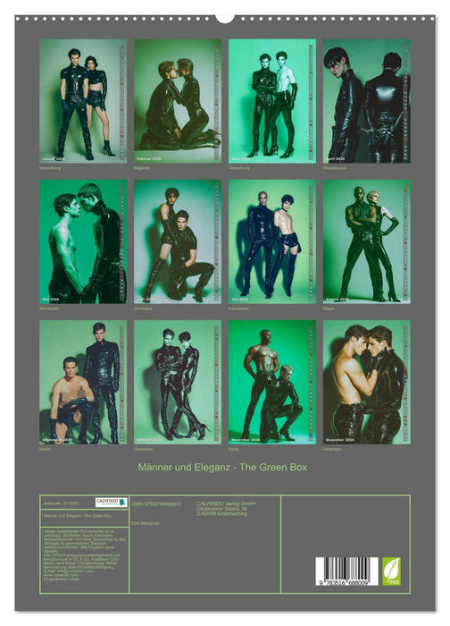 Männer und Eleganz - The Green Box (CALVENDO Premium Wandkalender 2026)