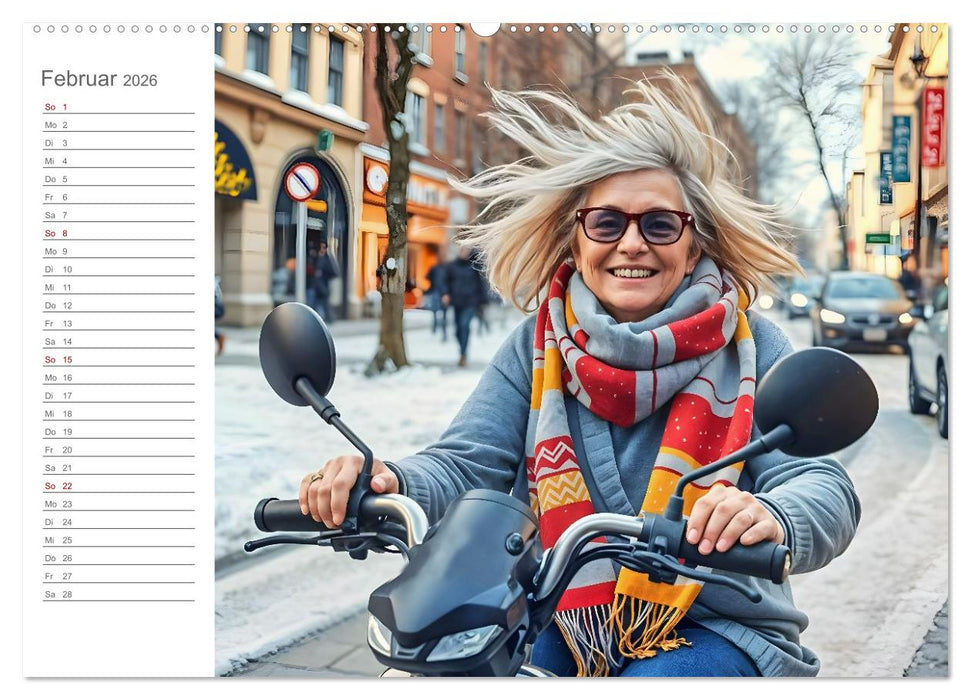 Renten-Turbo. Wenn der Ruhestand erst richtig Fahrt aufnimmt (CALVENDO Premium Wandkalender 2026)