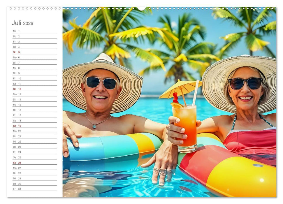 Renten-Turbo. Wenn der Ruhestand erst richtig Fahrt aufnimmt (CALVENDO Premium Wandkalender 2026)