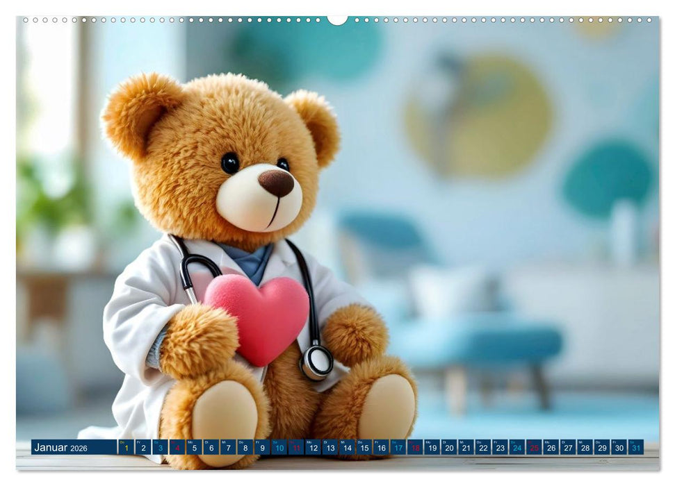 Mit Leib und Seele - Arzt: Ärztin (CALVENDO Wandkalender 2026)