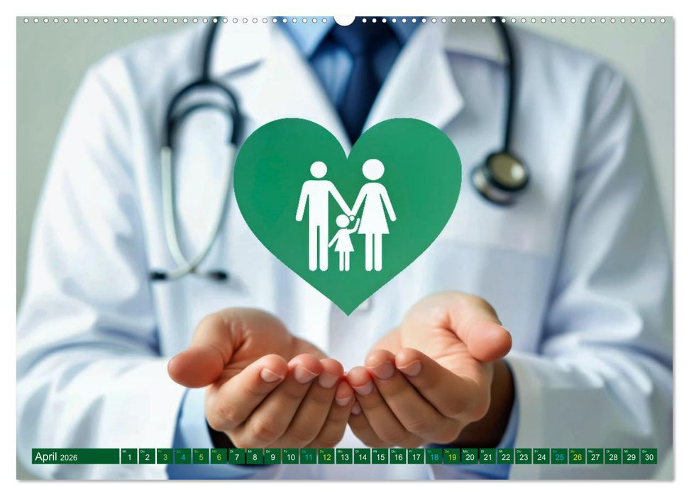 Mit Leib und Seele - Arzt: Ärztin (CALVENDO Premium Wandkalender 2026)