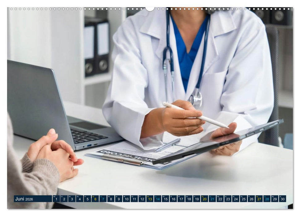 Mit Leib und Seele - Arzt: Ärztin (CALVENDO Premium Wandkalender 2026)