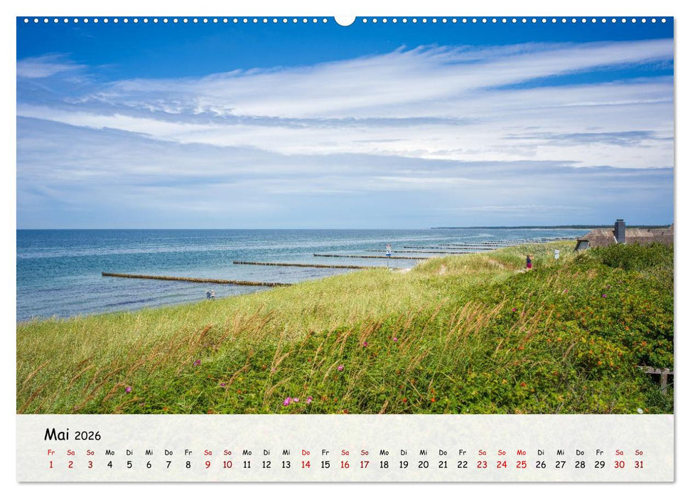 Fischland-Darß-Zingst - Zwischen Bodden und Ostsee (CALVENDO Wandkalender 2026)